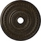 Ekena Millwork Cole Ceiling Medallion (Canopies up to 9 1/8"), 25 3/8"OD x 3 3/8"ID x 1 3/8"P, Stone Hearth Crackle CM25COSHC - alternate 1